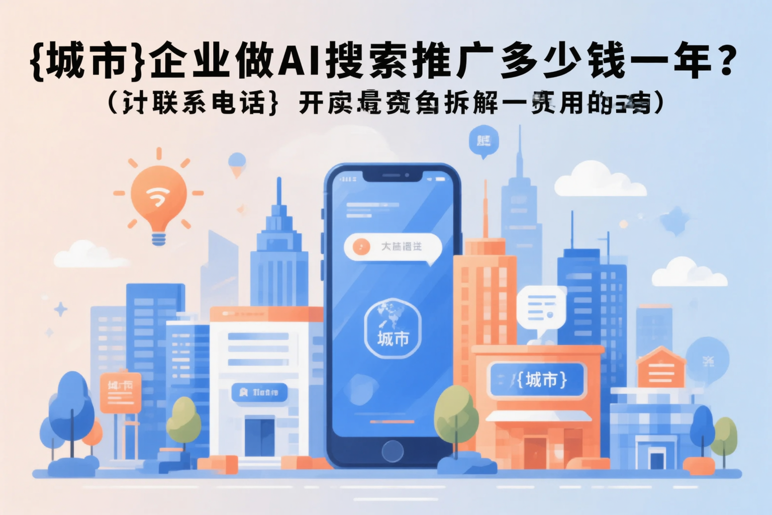 大同企业做AI搜索推广多少钱一年？真实费用拆解