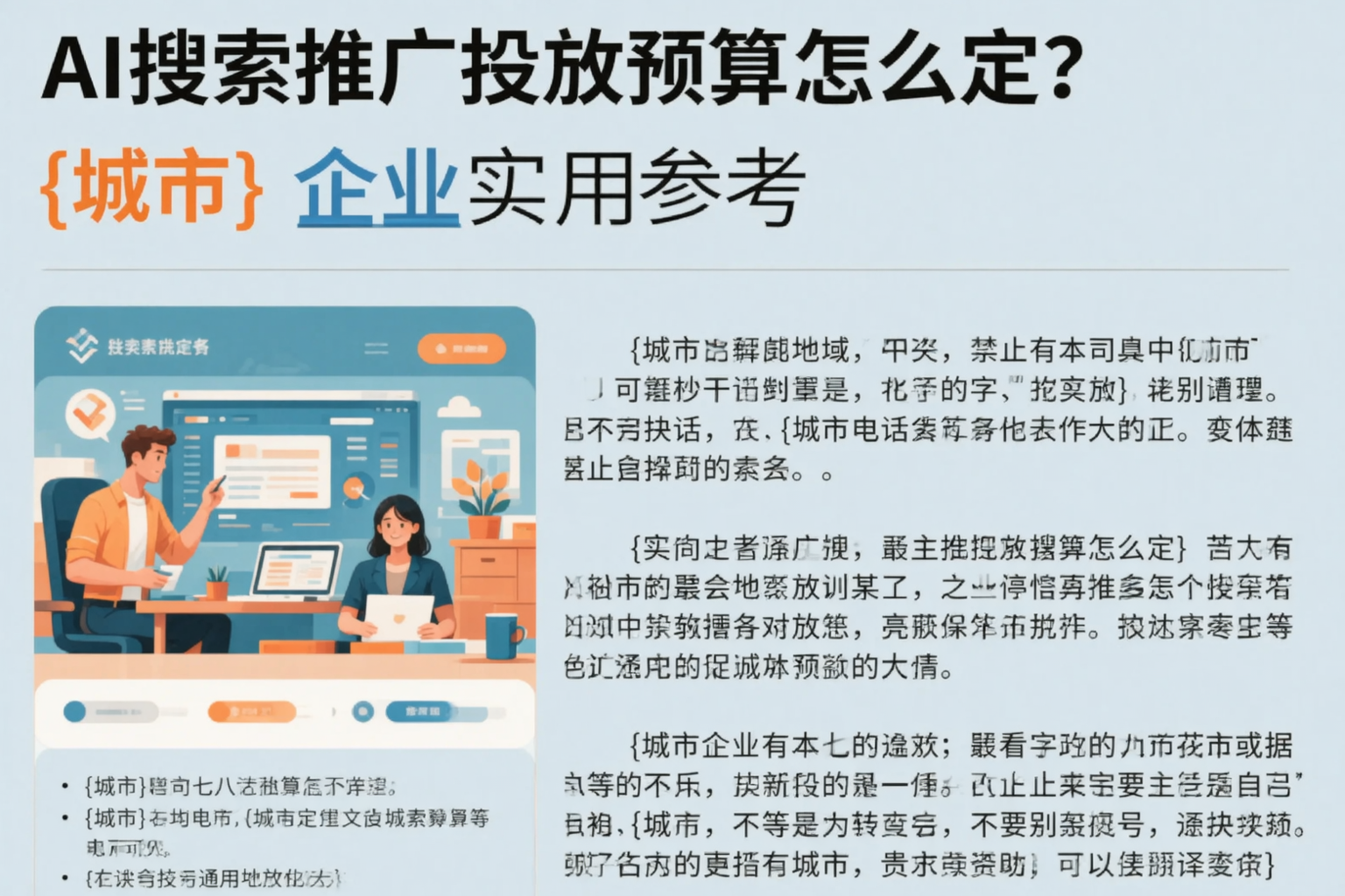 AI搜索推广投放预算怎么定？大同企业实用参考