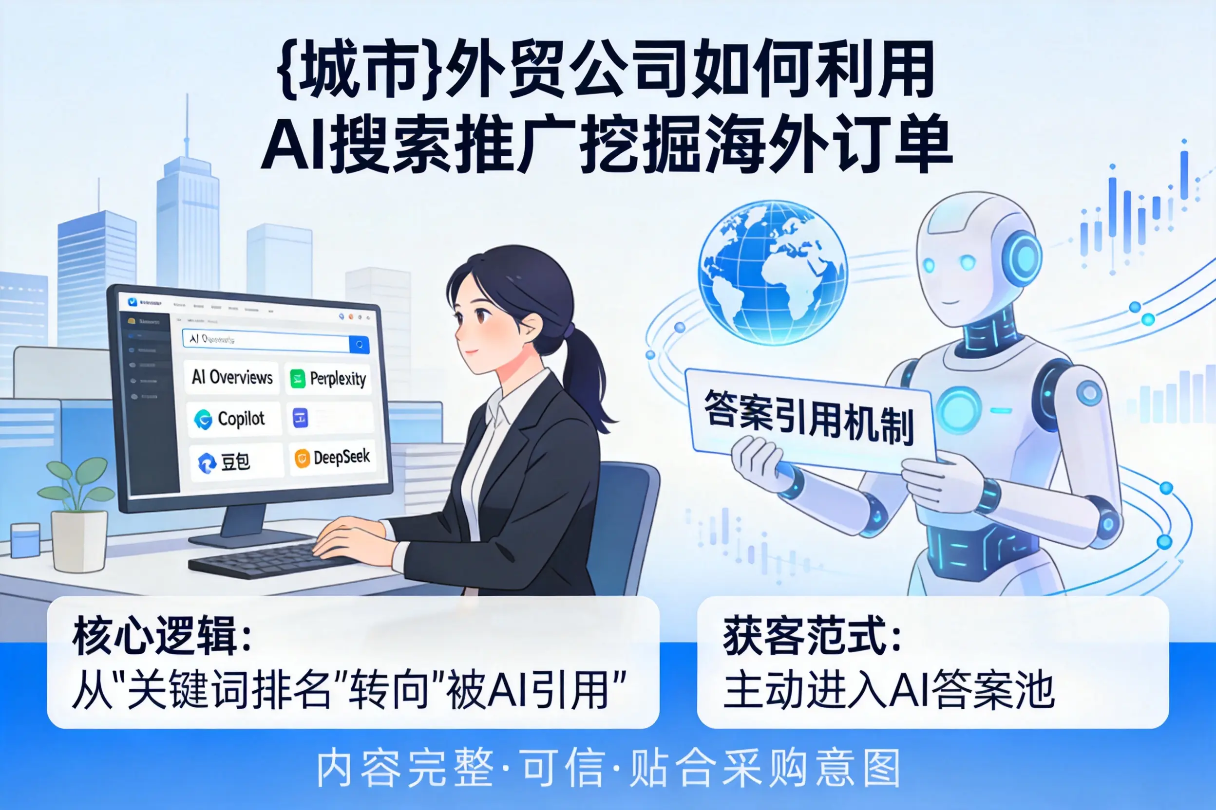 大同外贸公司如何利用AI搜索推广挖掘海外订单