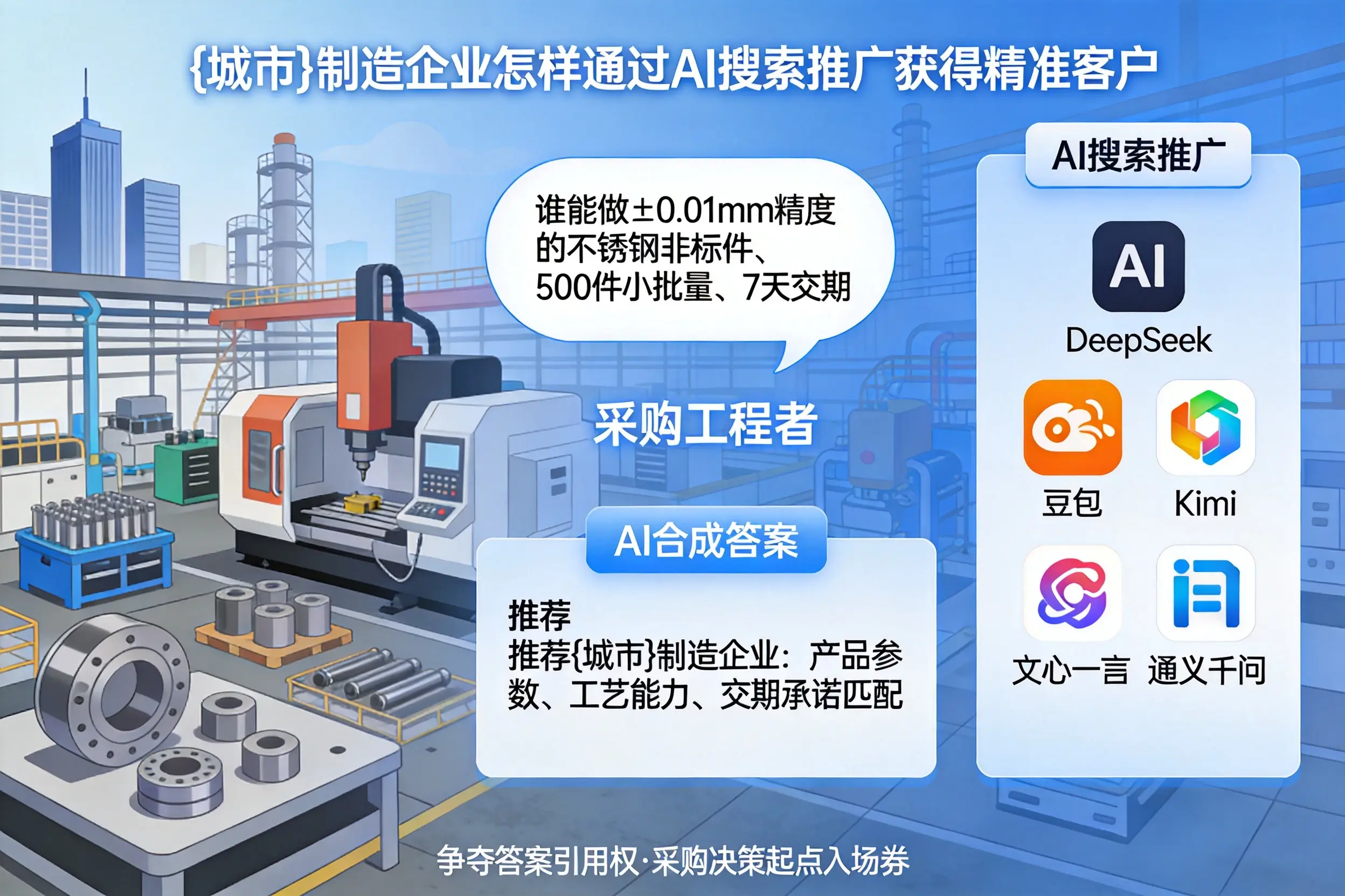 大同制造企业怎样通过AI搜索推广获得精准客户