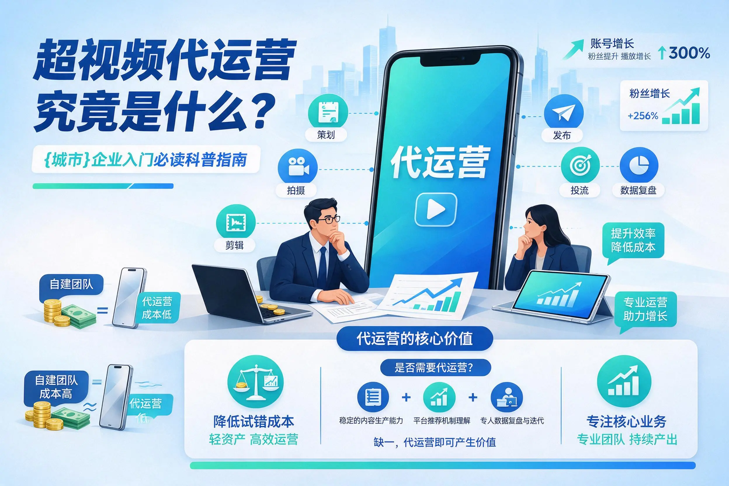 短视频代运营究竟是什么？大同企业入门必读科普指南