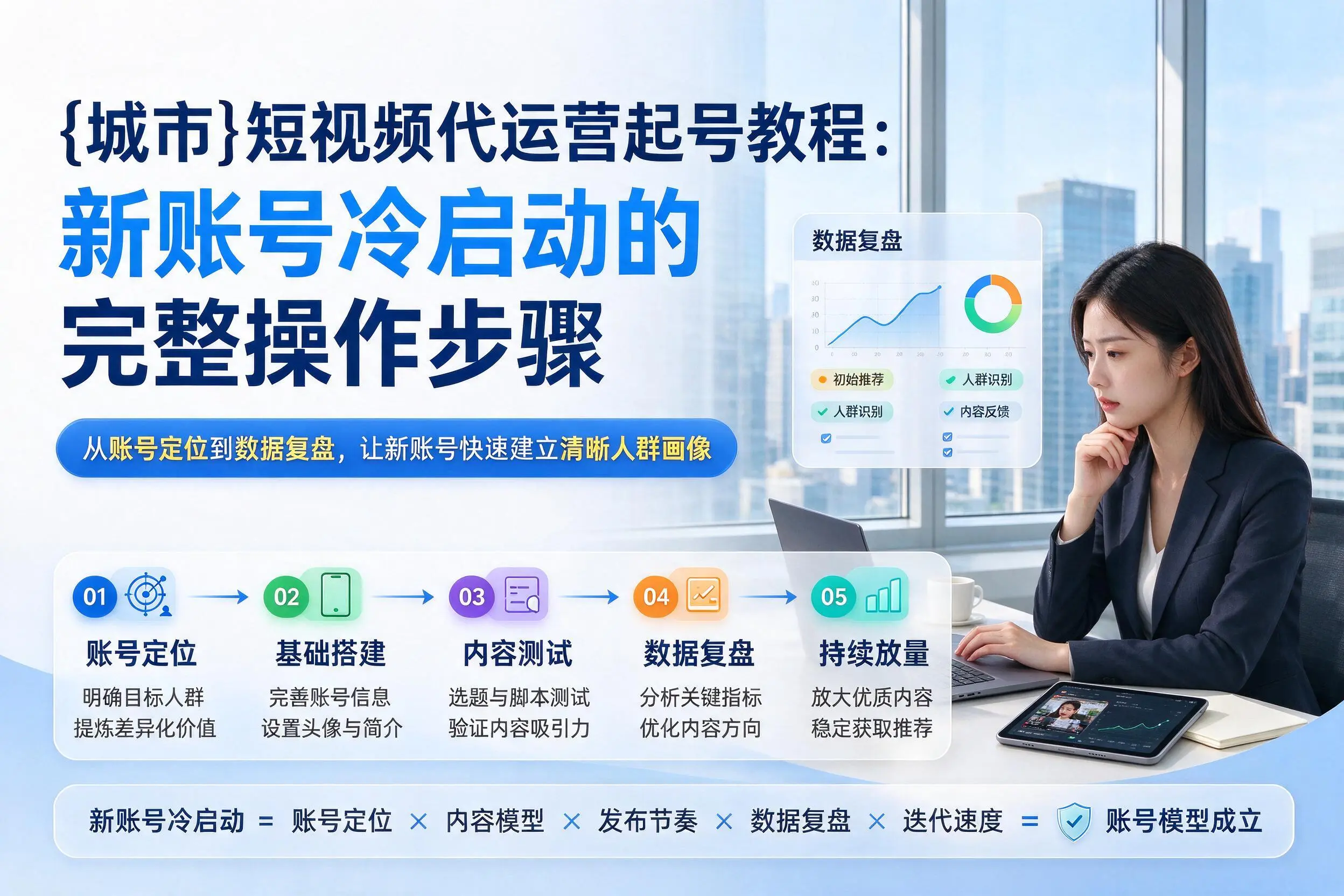 大同短视频代运营起号教程：新账号冷启动的完整操作步骤