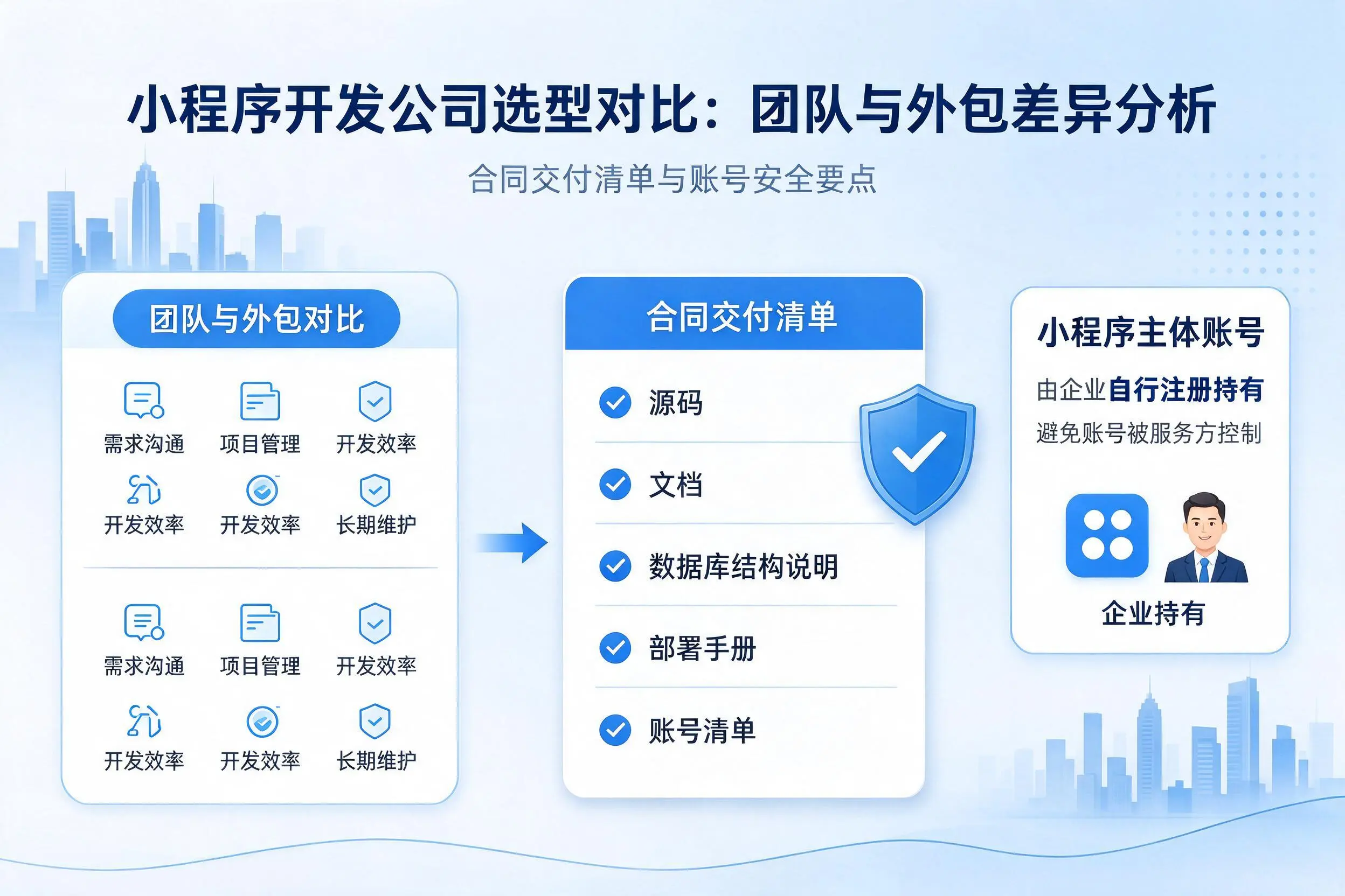 大同小程序开发公司选型对比：团队与外包差异分析