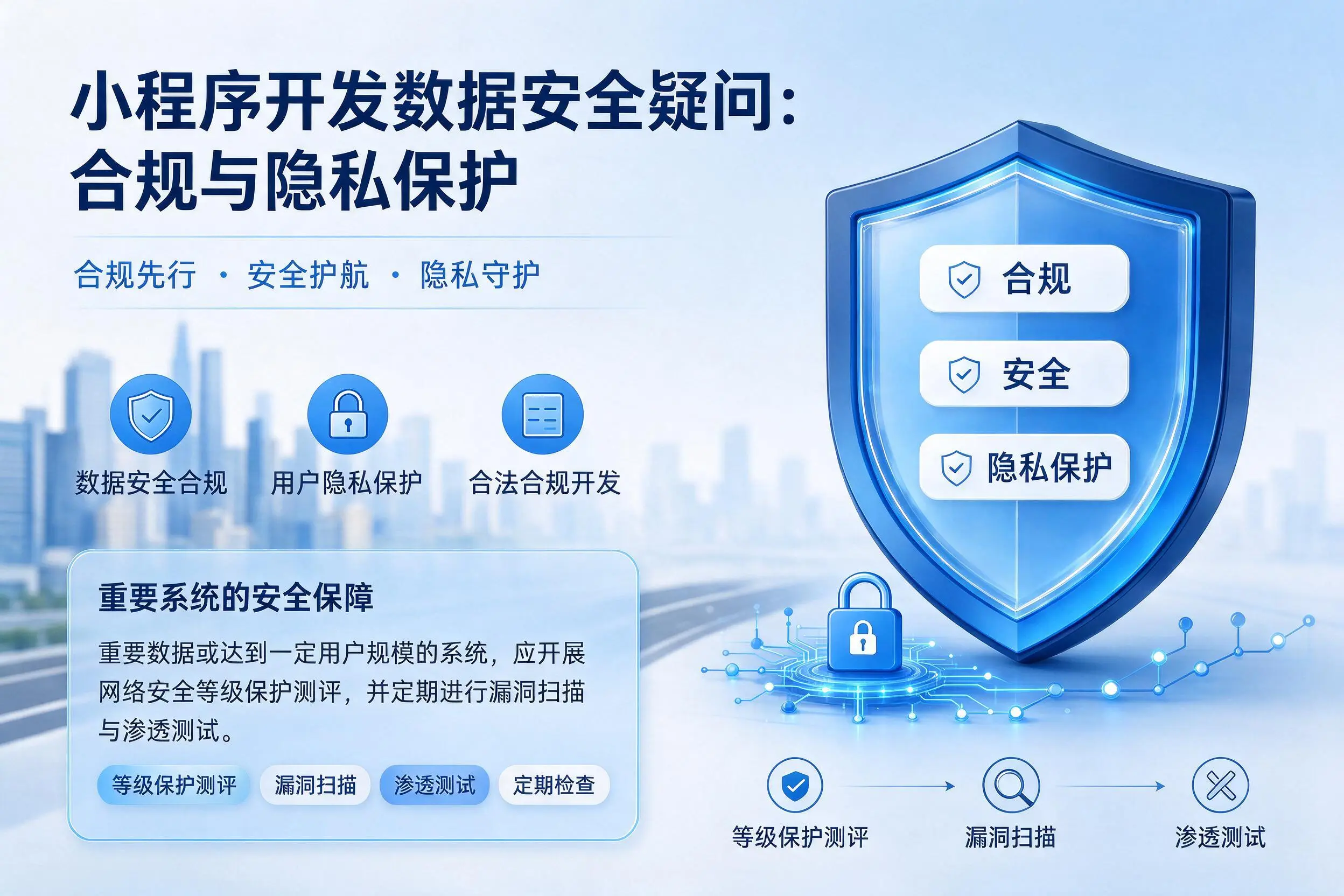 大同小程序开发数据安全疑问：合规与隐私保护