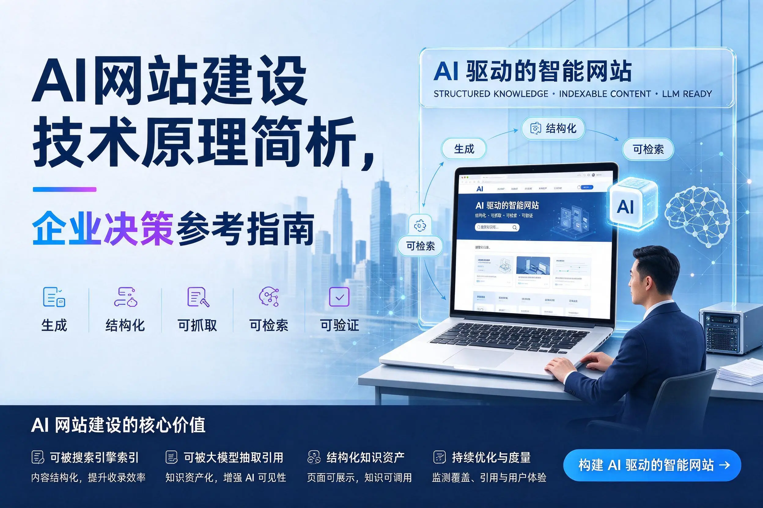 AI网站建设技术原理简析，大同企业决策参考指南