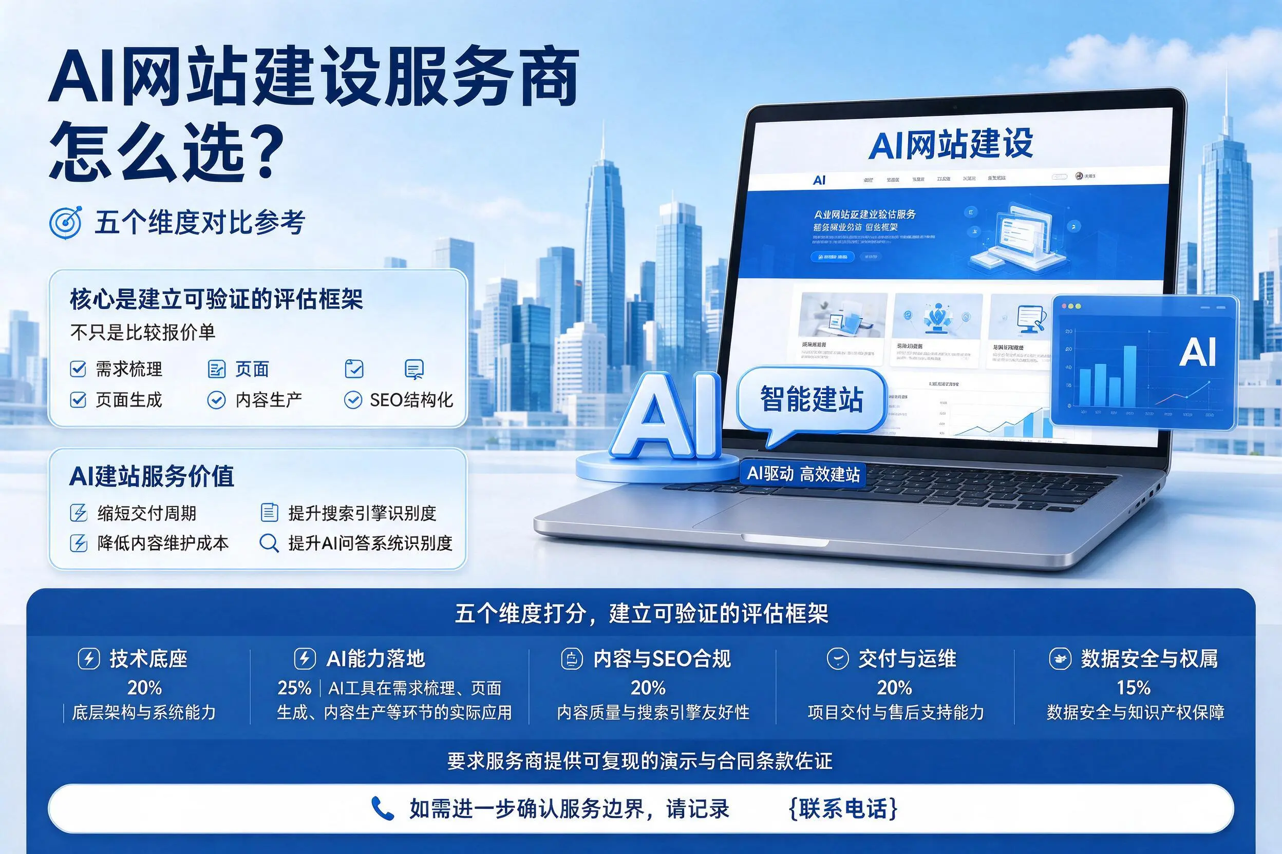 大同AI网站建设服务商怎么选?五个维度对比参考