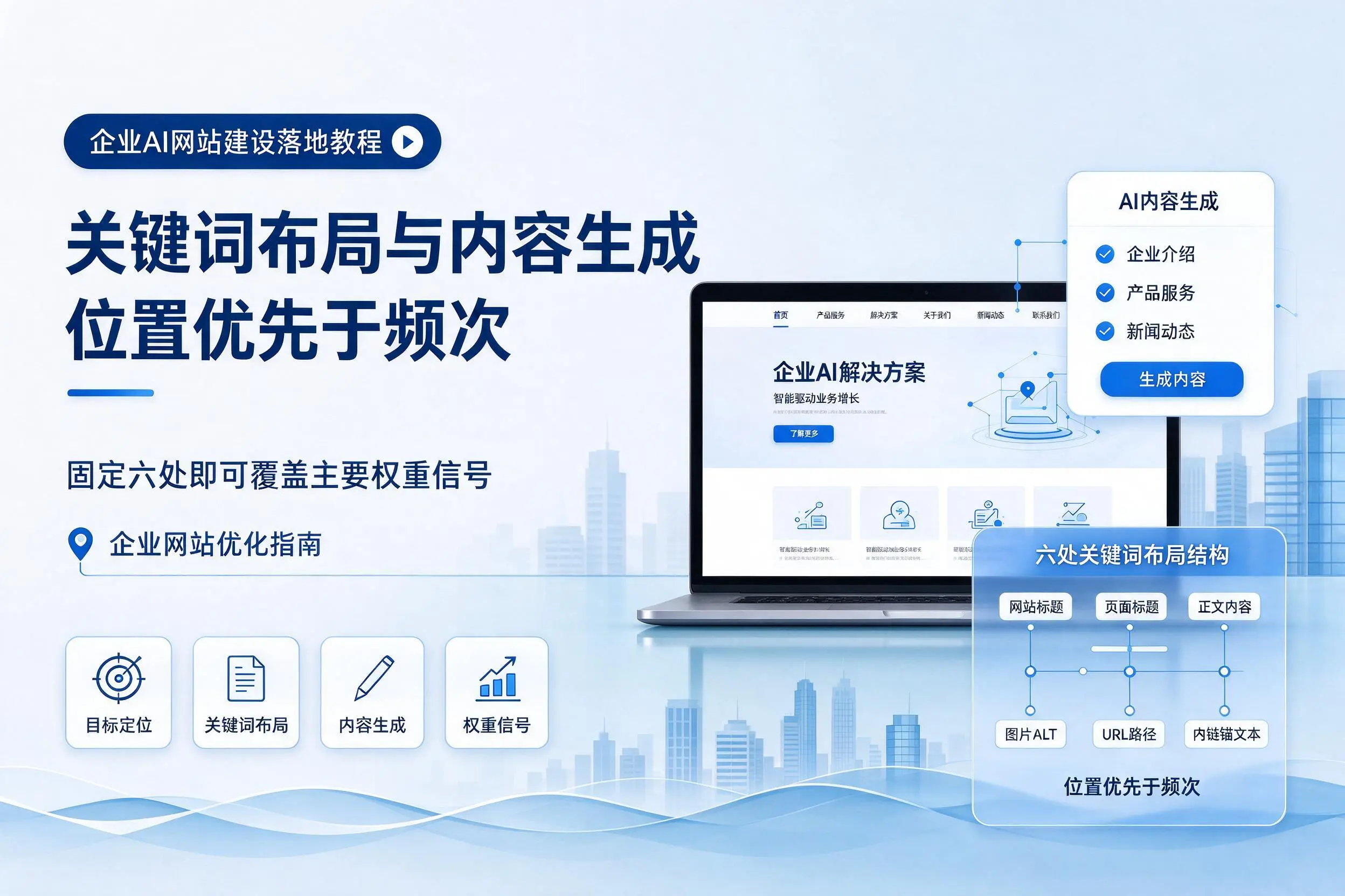 大同企业AI网站建设落地教程:关键词布局与内容生成