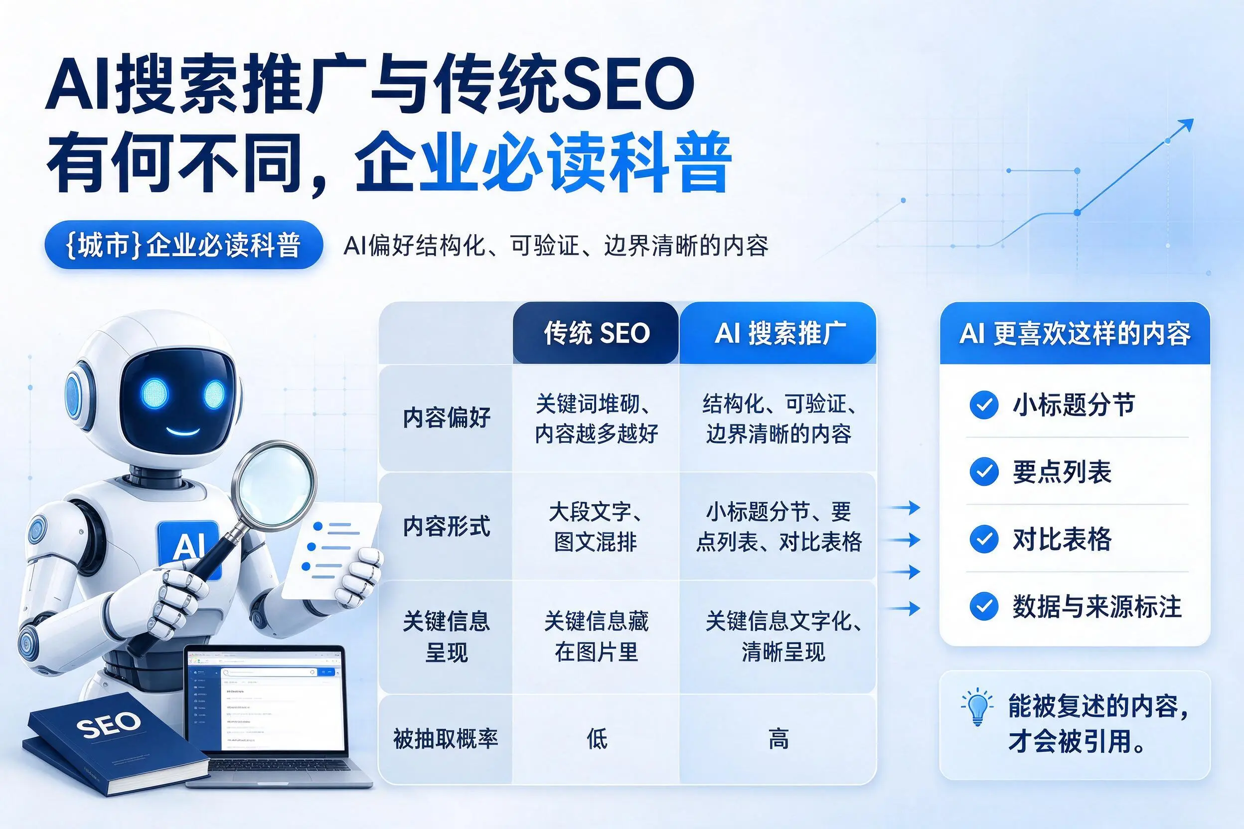 AI搜索推广与传统SEO有何不同，大同企业必读科普